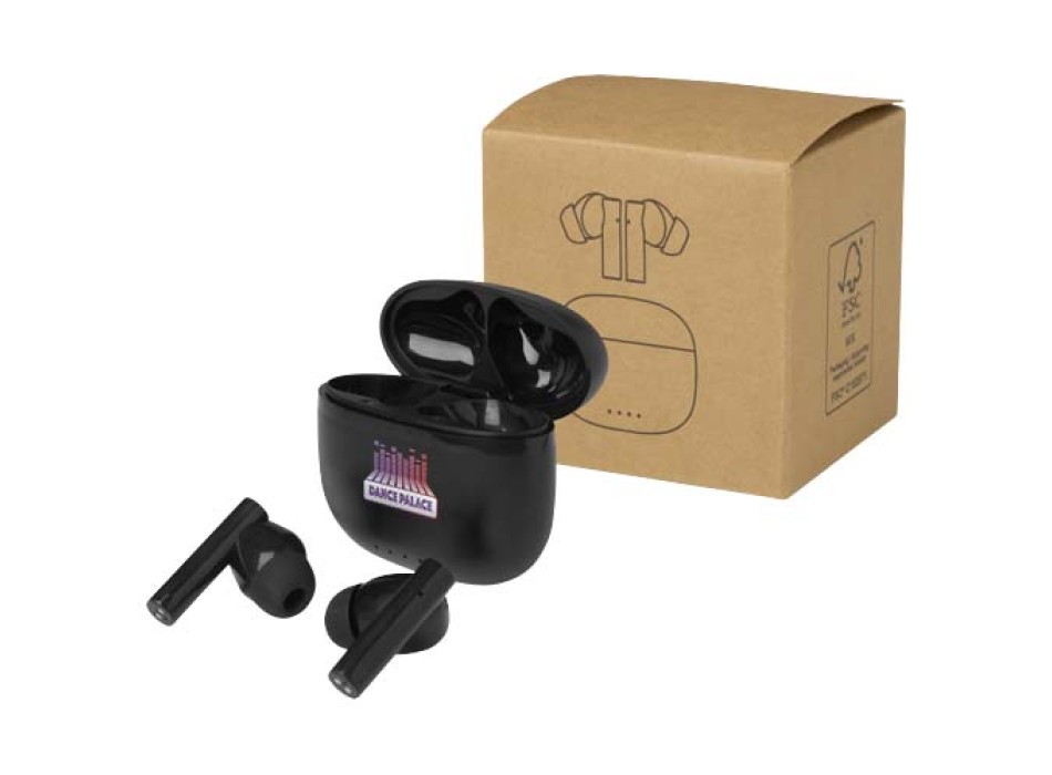 Cuffie Bluetooth® True Wireless in plastica riciclata con inserti auricolari in silicone Alterf FullGadgets.com