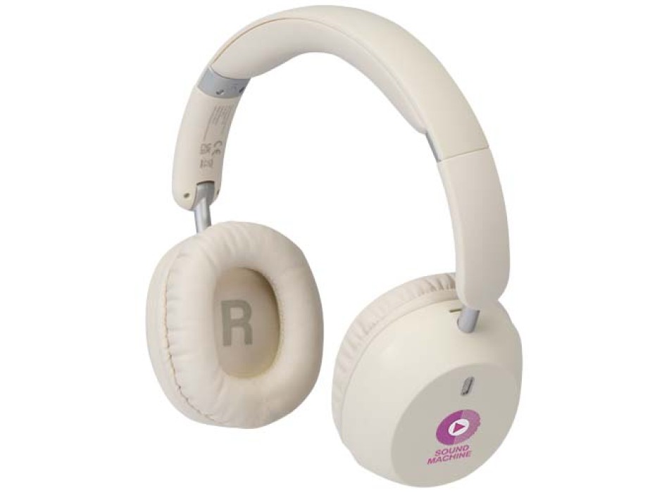 Cuffie over-ear pieghevoli in plastica riciclata con funzione ANC e ENC Hoggar FullGadgets.com