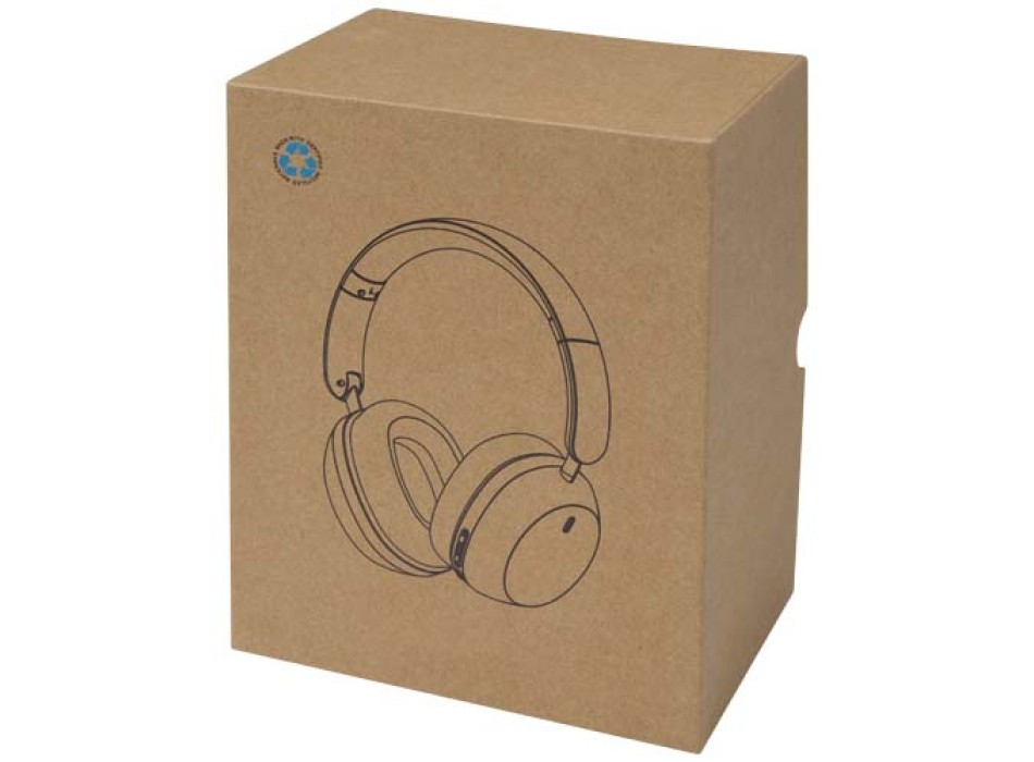 Cuffie over-ear pieghevoli in plastica riciclata con funzione ANC e ENC Hoggar FullGadgets.com