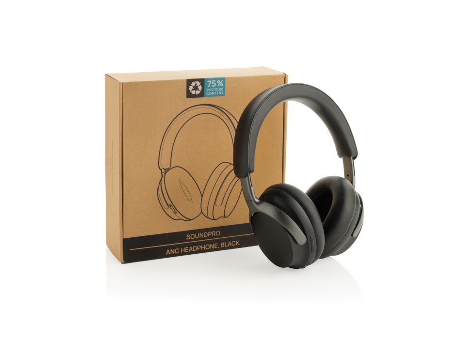 Cuffie Soundpro ANC in plastica riciclata RCS FullGadgets.com