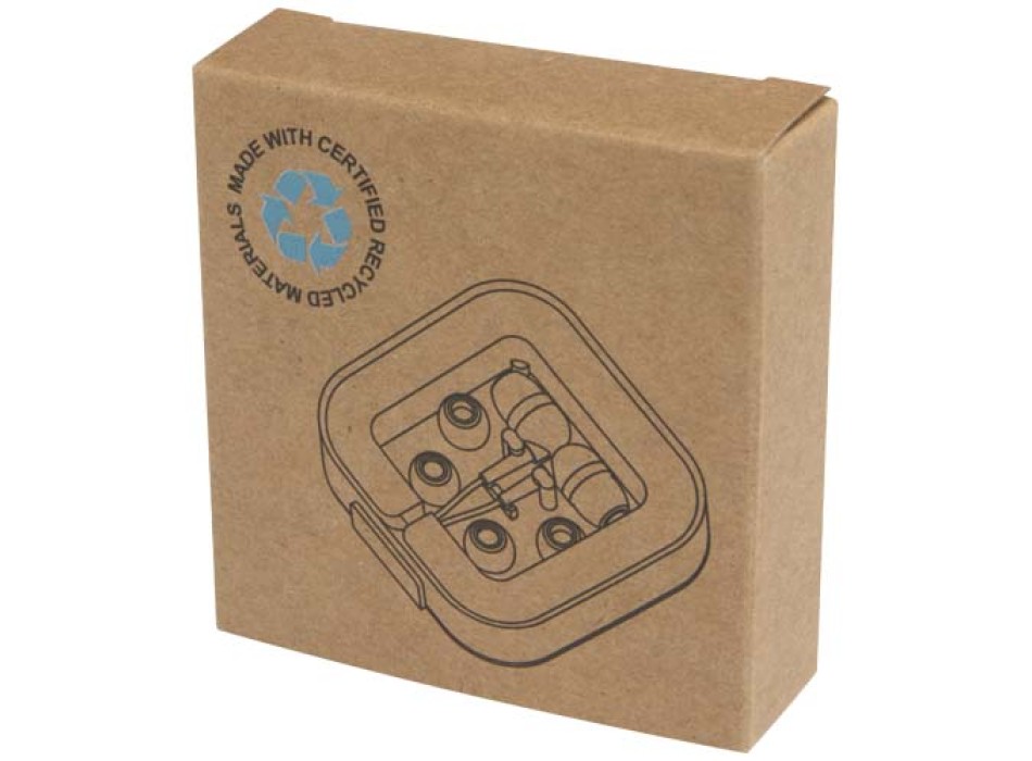 Cuffie tipo C cablate con astuccio in plastica riciclata Baekdu FullGadgets.com