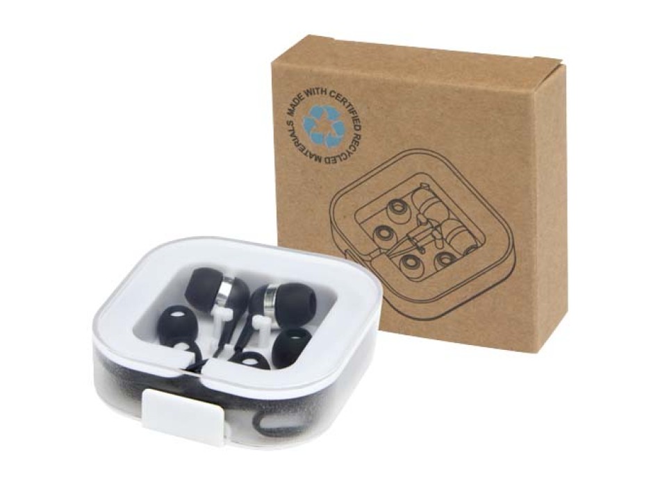 Cuffie tipo C cablate con astuccio in plastica riciclata Baekdu FullGadgets.com