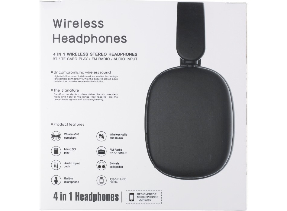 Cuffie wireless in ABS Janice FullGadgets.com