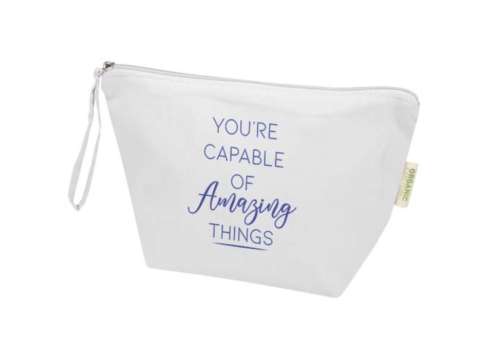 Custodia per accessori grande in tessuto biologico certificato OCS da180 g/m² Odisha - 3L FullGadgets.com