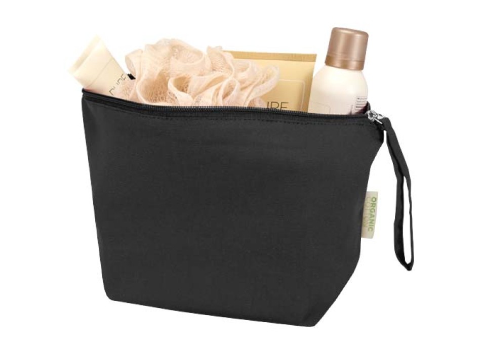 Custodia per accessori grande in tessuto biologico certificato OCS da180 g/m² Odisha - 3L FullGadgets.com