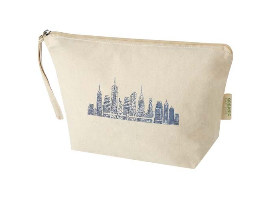 Custodia per accessori grande in tessuto biologico certificato OCS da180 g/m² Odisha - 3L FullGadgets.com