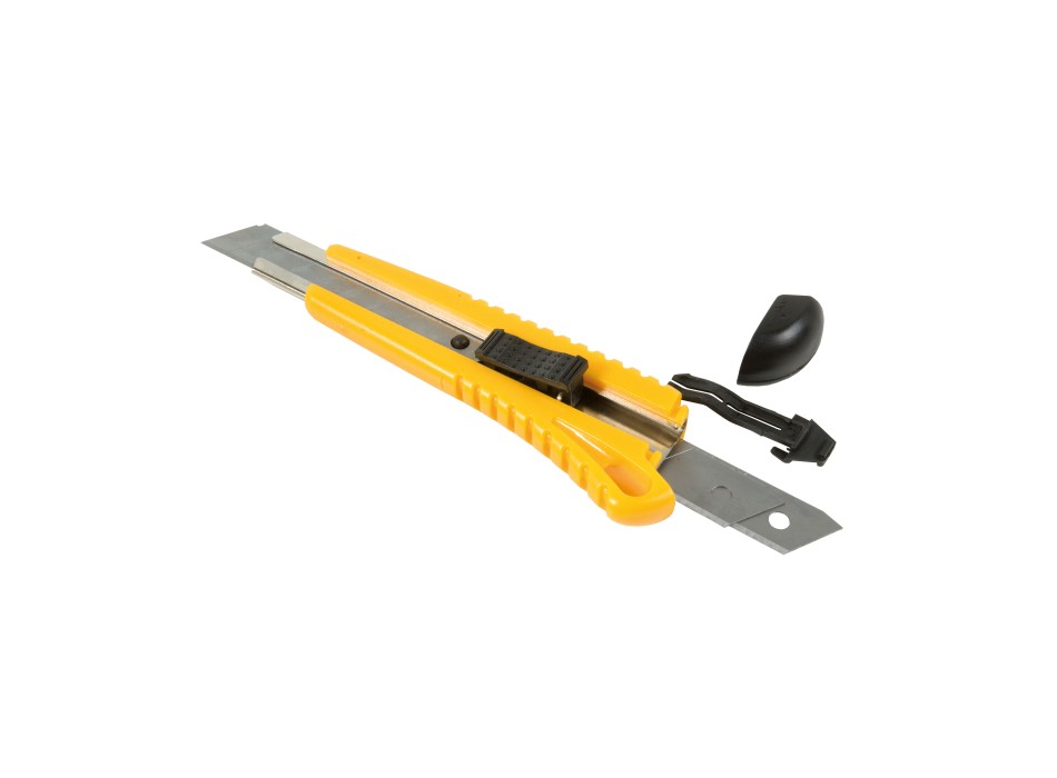 Cutter/taglierino in ABS con fermo lama, grande e 2 lame di ricambio FullGadgets.com