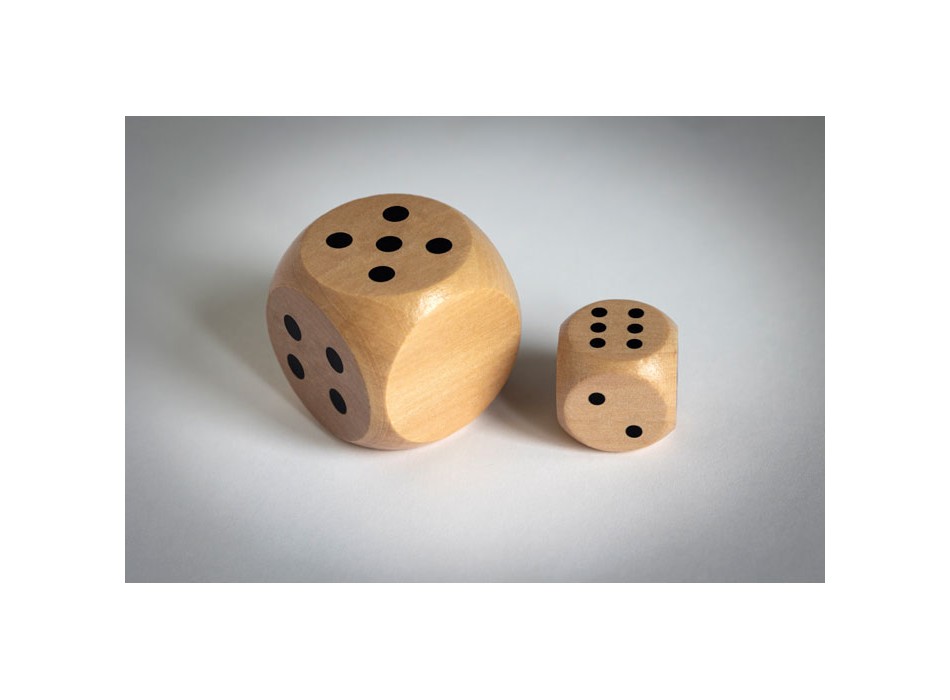 DADIN - Dadi di legno Schima Ø 3 cm FullGadgets.com