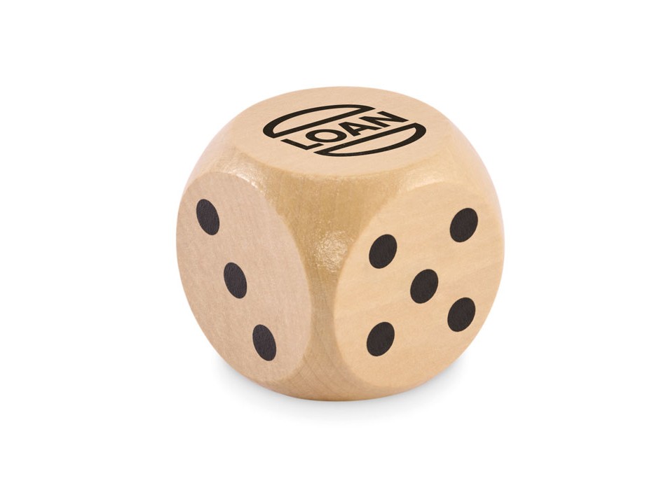 DADO - Dadi di legno Schima Ø 5 cm FullGadgets.com