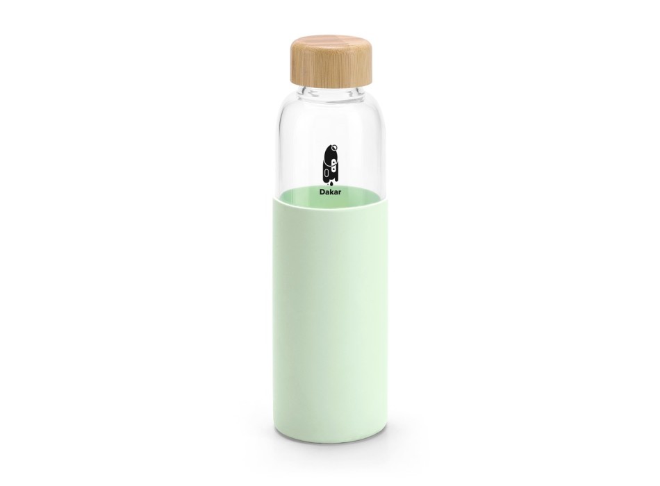 DAKAR. Borraccia in vetro borosilicato e bambù 600 mL FullGadgets.com