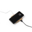 DALTON. Caricatore wireless Superfast 15W in bambù FullGadgets.com