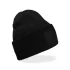 Deep Cuffed Tonal Patch Beanie 