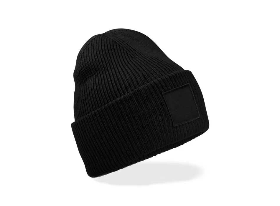 Deep Cuffed Tonal Patch Beanie  FullGadgets.com
