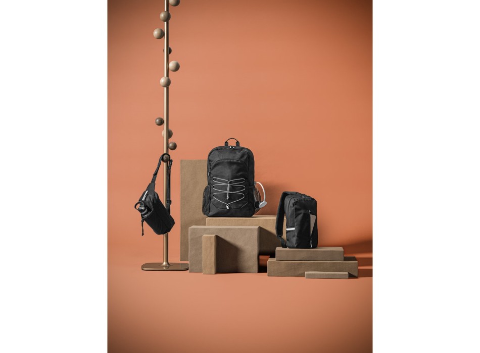 DELFOS BACKPACK. Zaino porta pc 300D poliestere riciclato e 600D poliestere riciclato con elementi riflettenti FullGadgets.com