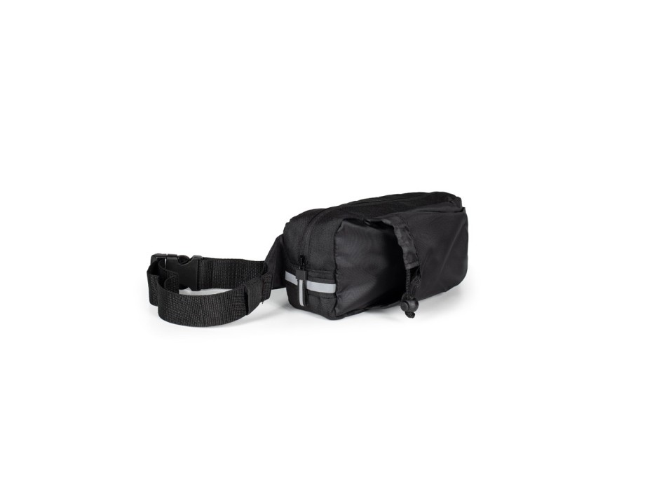 DELFOS POUCH SHINY. Marsupio 300D poliestere riciclato (finitura lucida) e 600D poliestere riciclato con elementi riflettenti FullGadgets.com