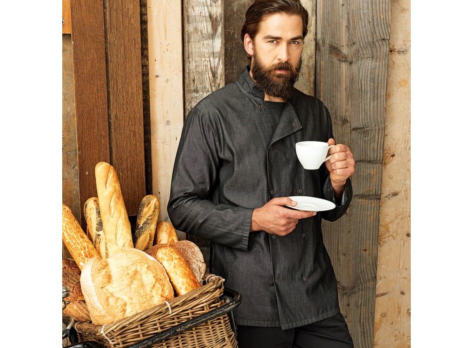 Denim Chefs Jacket 60%C 40%P FullGadgets.com