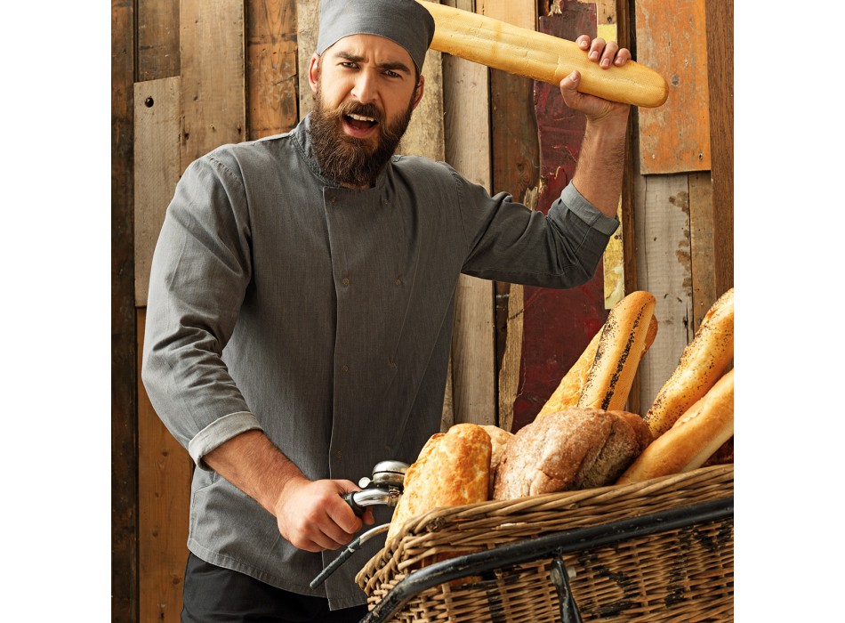 Denim Chefs Jacket 60%C 40%P FullGadgets.com