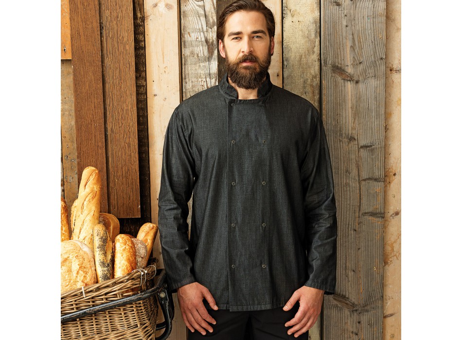 Denim Chefs Jacket 60%C 40%P FullGadgets.com