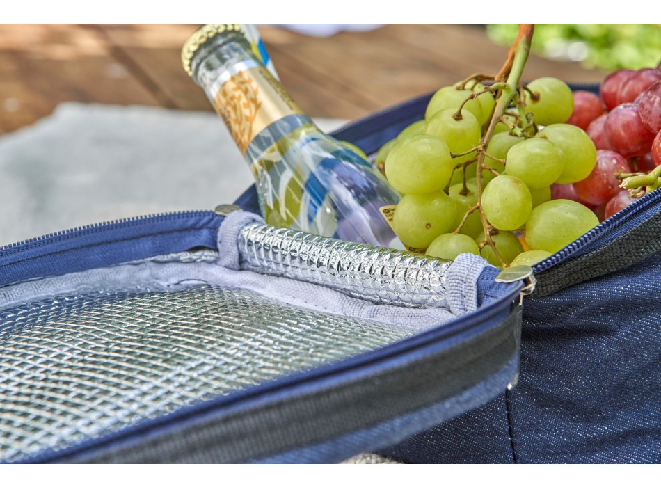 Denim cooler bag Franz FullGadgets.com