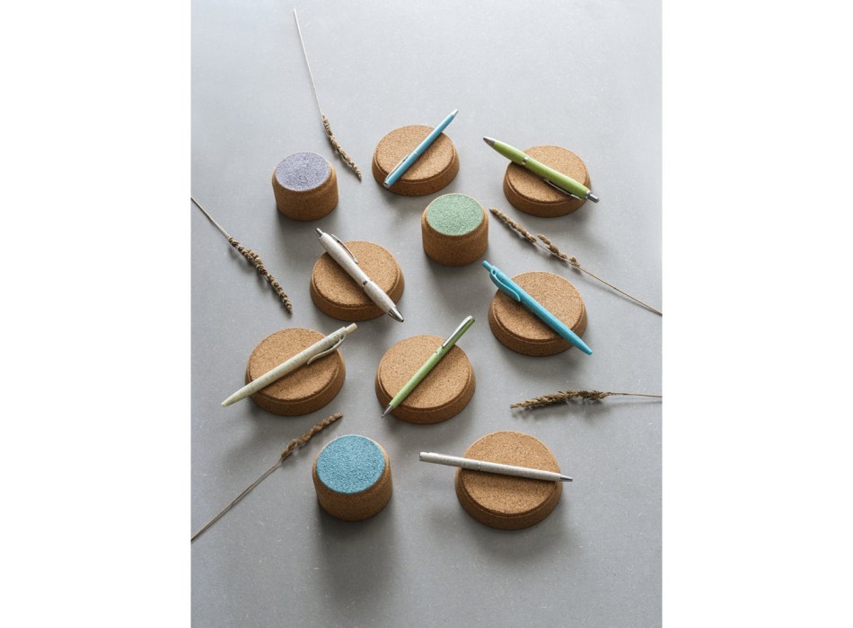 DEVIN. Penna a sfera in fibra di paglia di grano e ABS con meccanismo a rotazione FullGadgets.com