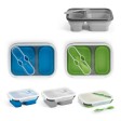 DILL. Porta pranzo. Contenitore ermetico in silicone e PP (480 e 760 mL) FullGadgets.com