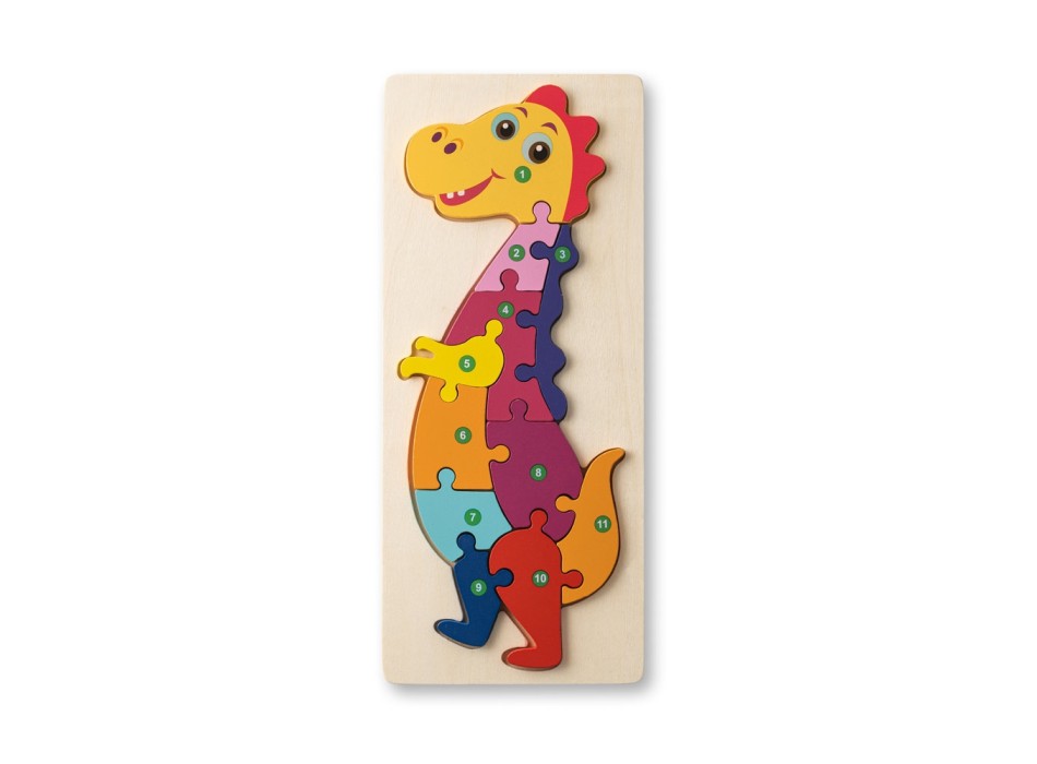 DIPLODOCO. Puzzle in legno compensato a forma di dinosauro FullGadgets.com