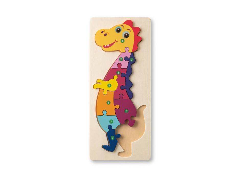 DIPLODOCO. Puzzle in legno compensato a forma di dinosauro FullGadgets.com