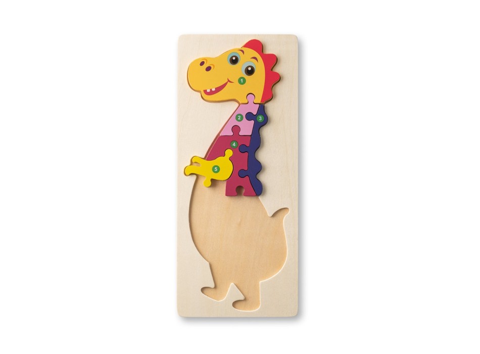 DIPLODOCO. Puzzle in legno compensato a forma di dinosauro FullGadgets.com