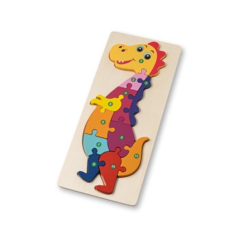 DIPLODOCO. Puzzle in legno compensato a forma di dinosauro FullGadgets.com