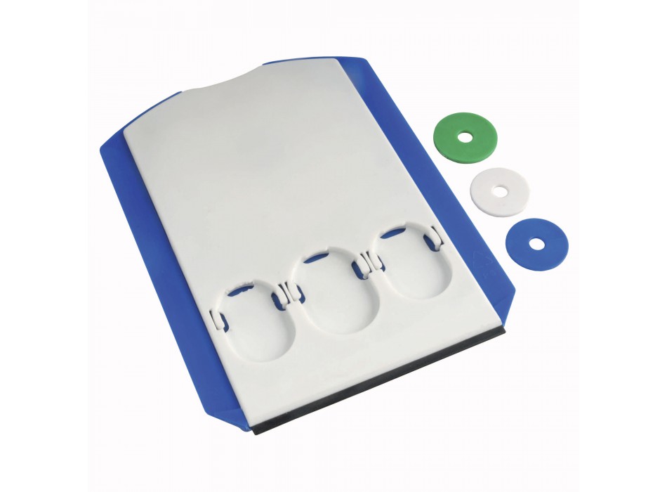 Disco orario con raschiaghiaccio, spatola in gomma e 3 gettoni per carrello FullGadgets.com