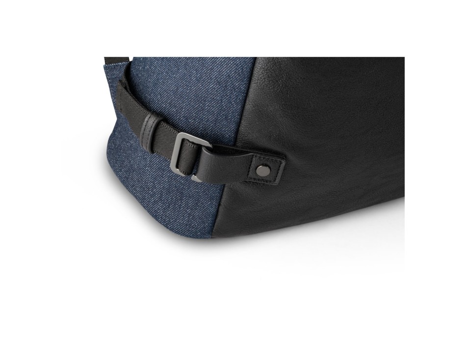 DIVERGENT BACKPACK I. Zaino porta PC fino a 15'6'' in denim e PU FullGadgets.com