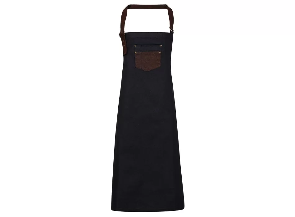 Division Waxed Look Denim With Faux Leather ather FullGadgets.com