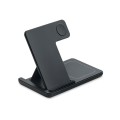 DOCK3 - Caricabatterie pieghevole 3 in 1 d
