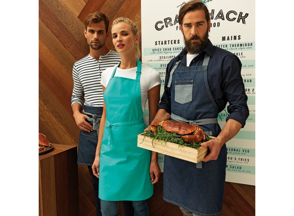 Domain Bib Apron 70%C 30%P FullGadgets.com