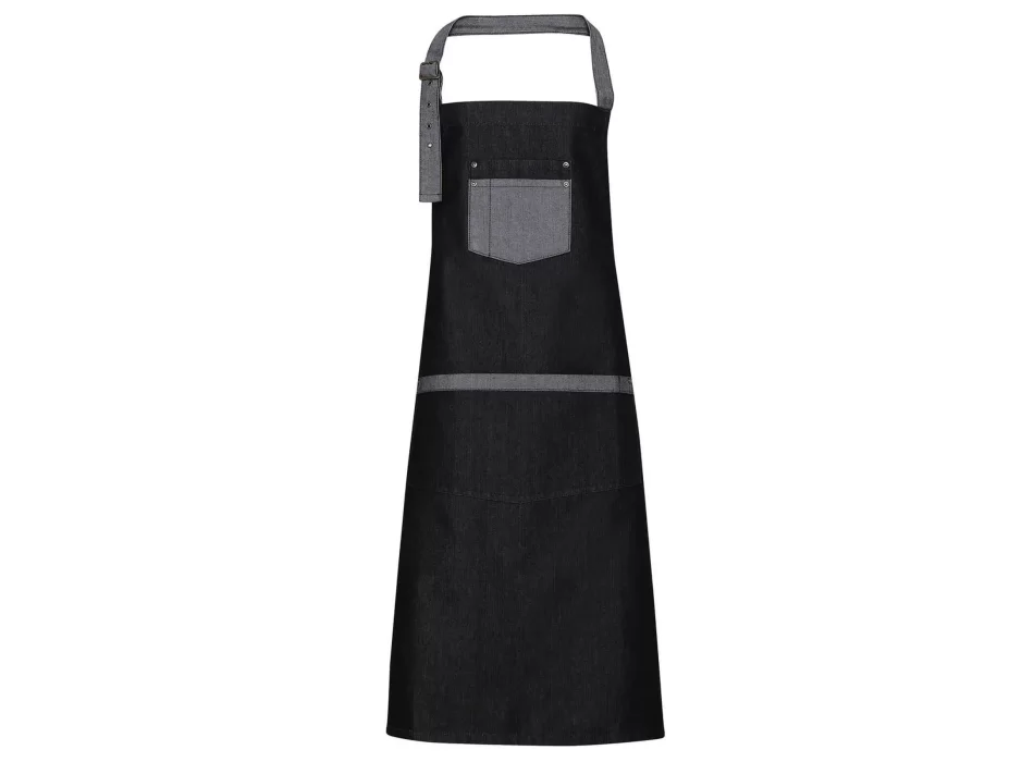 Domain Contrast Denim Bib Apron FullGadgets.com