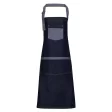 Domain Contrast Denim Bib Apron FullGadgets.com