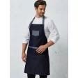 Domain Contrast Denim Bib Apron FullGadgets.com