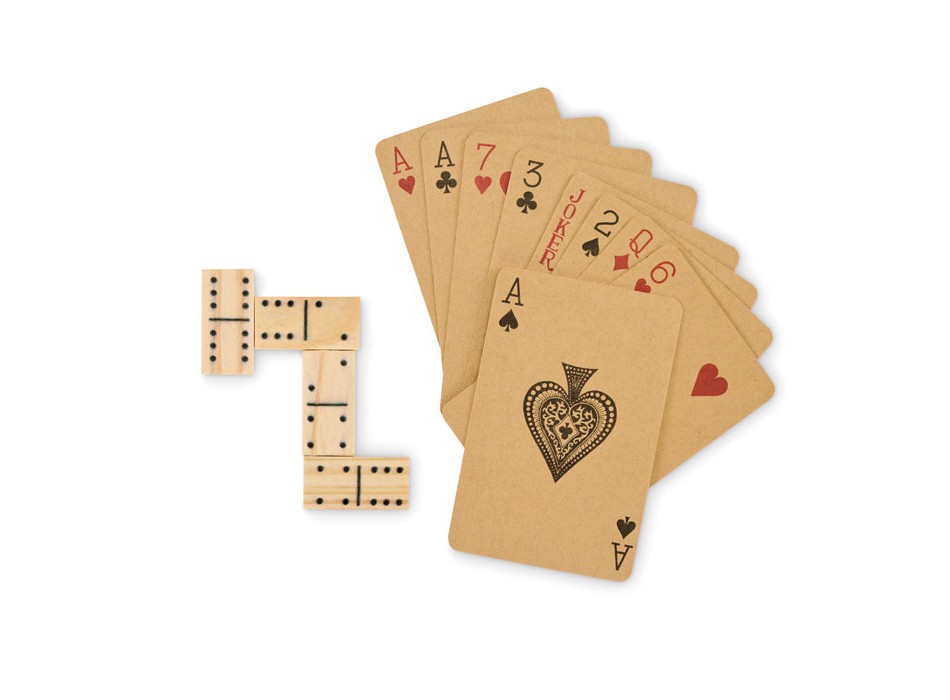 DOMI&CARDS - Set di domino e carte FullGadgets.com