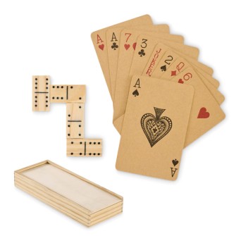 DOMI&CARDS - Set di domino e carte FullGadgets.com