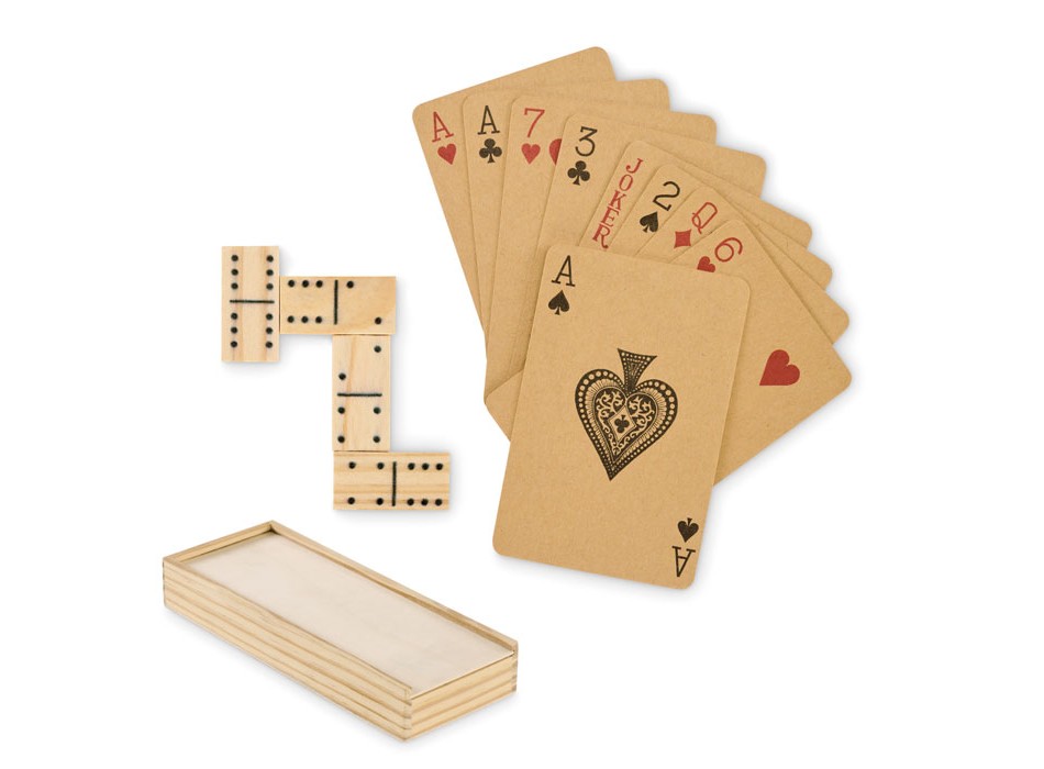 DOMI&CARDS - Set di domino e carte FullGadgets.com