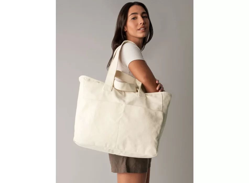 Double Handle Cargo Pocket Tote FullGadgets.com