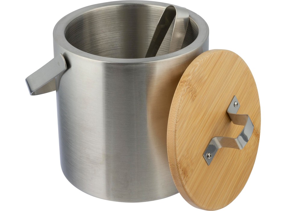 Double walled stainless steel ice bucket Fenwick FullGadgets.com