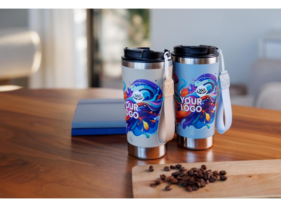 Double-walled travel mug Kayla | Recycled | 500 ml FullGadgets.com