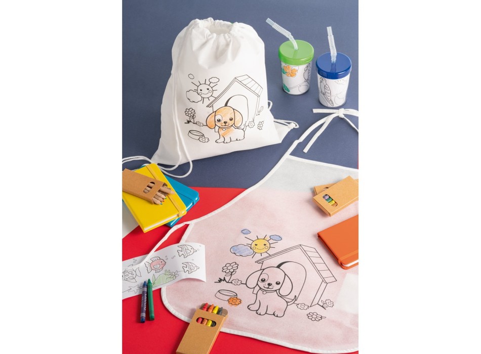 DRAWS. Zaino a sacca con disegno da colorare (80 g/m²) FullGadgets.com
