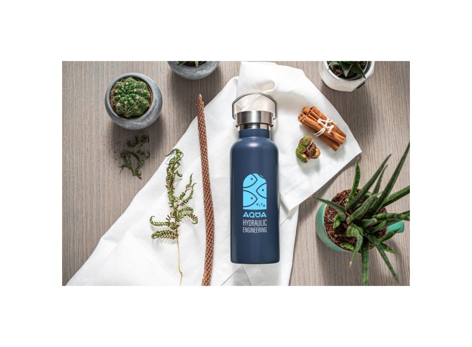 DUPLANTIS. Borraccia in acciaio inox (36% riciclato) con isolamento doppia parete 810 mL FullGadgets.com