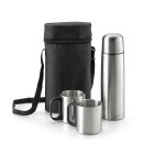 DURANT. Set con thermos e tazze in acciaio inossidabile FullGadgets.com