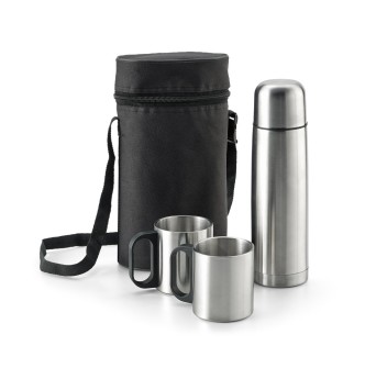 DURANT. Set con thermos e tazze in acciaio inossidabile FullGadgets.com