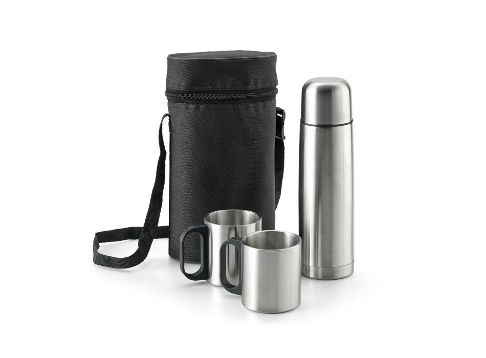 DURANT. Set con thermos e tazze in acciaio inossidabile FullGadgets.com
