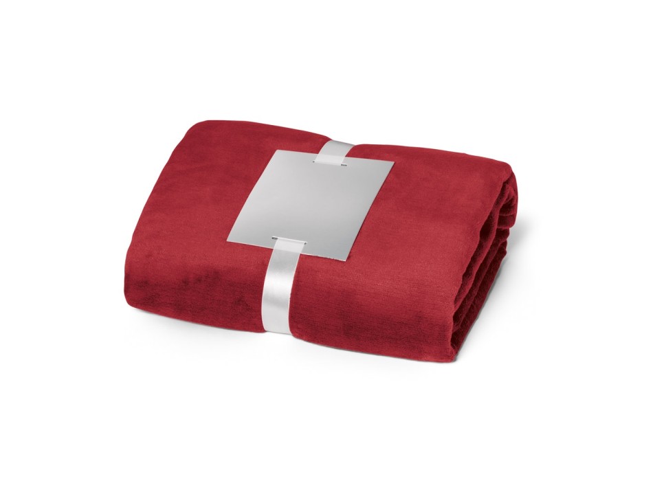 DYLEAF. Coperta in pile da (240 g/m²) con nastro e cartoncino personalizzabile FullGadgets.com