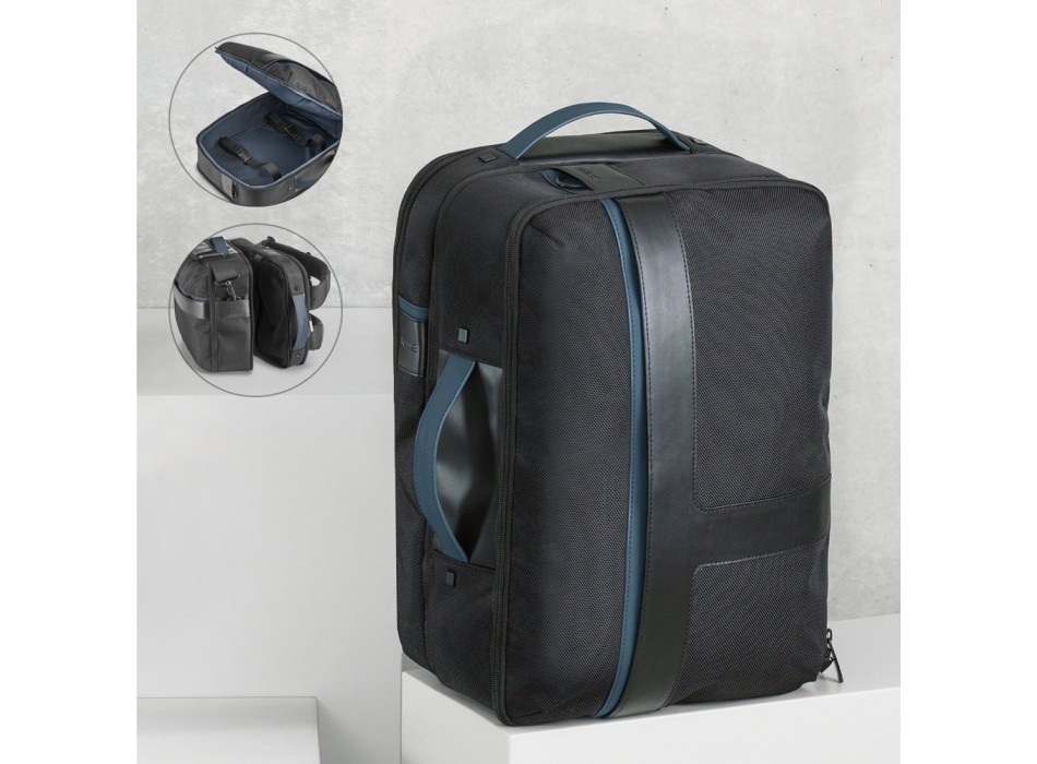 DYNAMIC BACKPACK I. Zaino porta PC 15'6'' 2 in 1 in poliestere 1680D e nylon FullGadgets.com